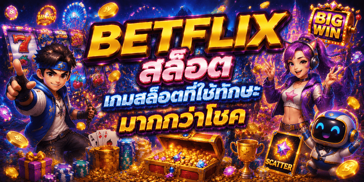 BETFLIX สล็อต เกมสล็อตที่ใช้ทักษะมากกว่าโชค