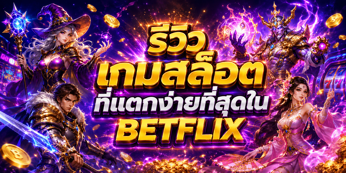 สล็อตวอเลท BETFLIX ไม่มีขั้นต่ำ เริ่มต้น 1 บาท ถอนเงินได้ไม่จำกัดรอบ